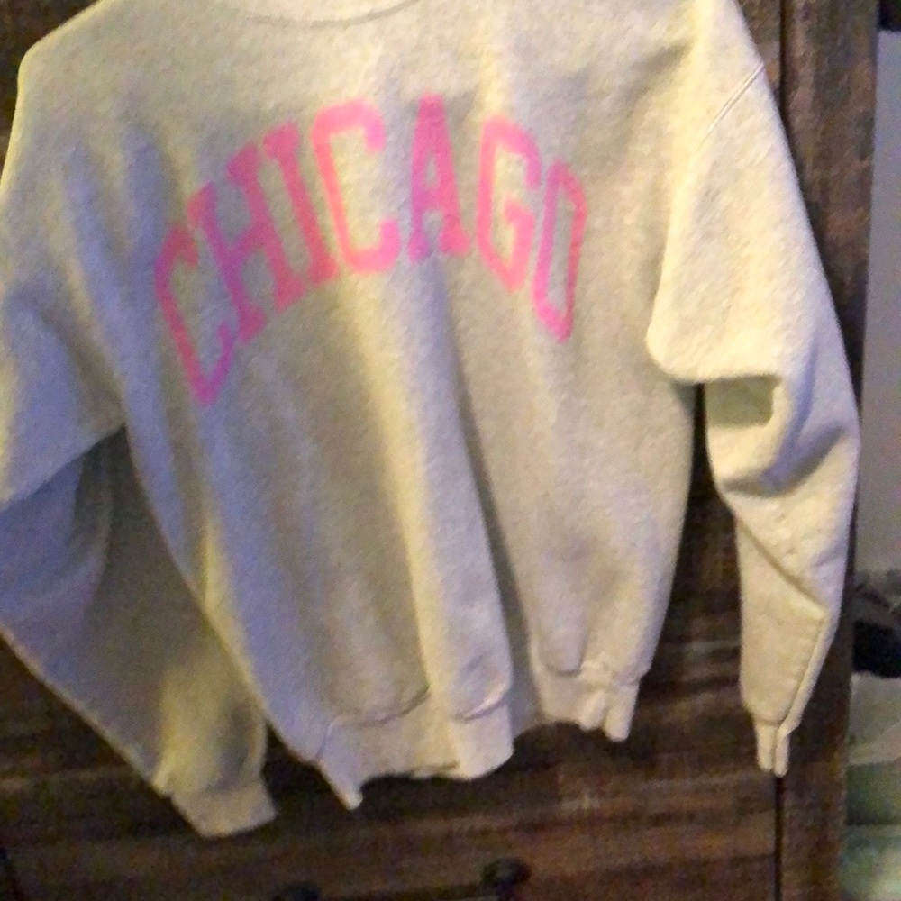 Grey Chicago sweater